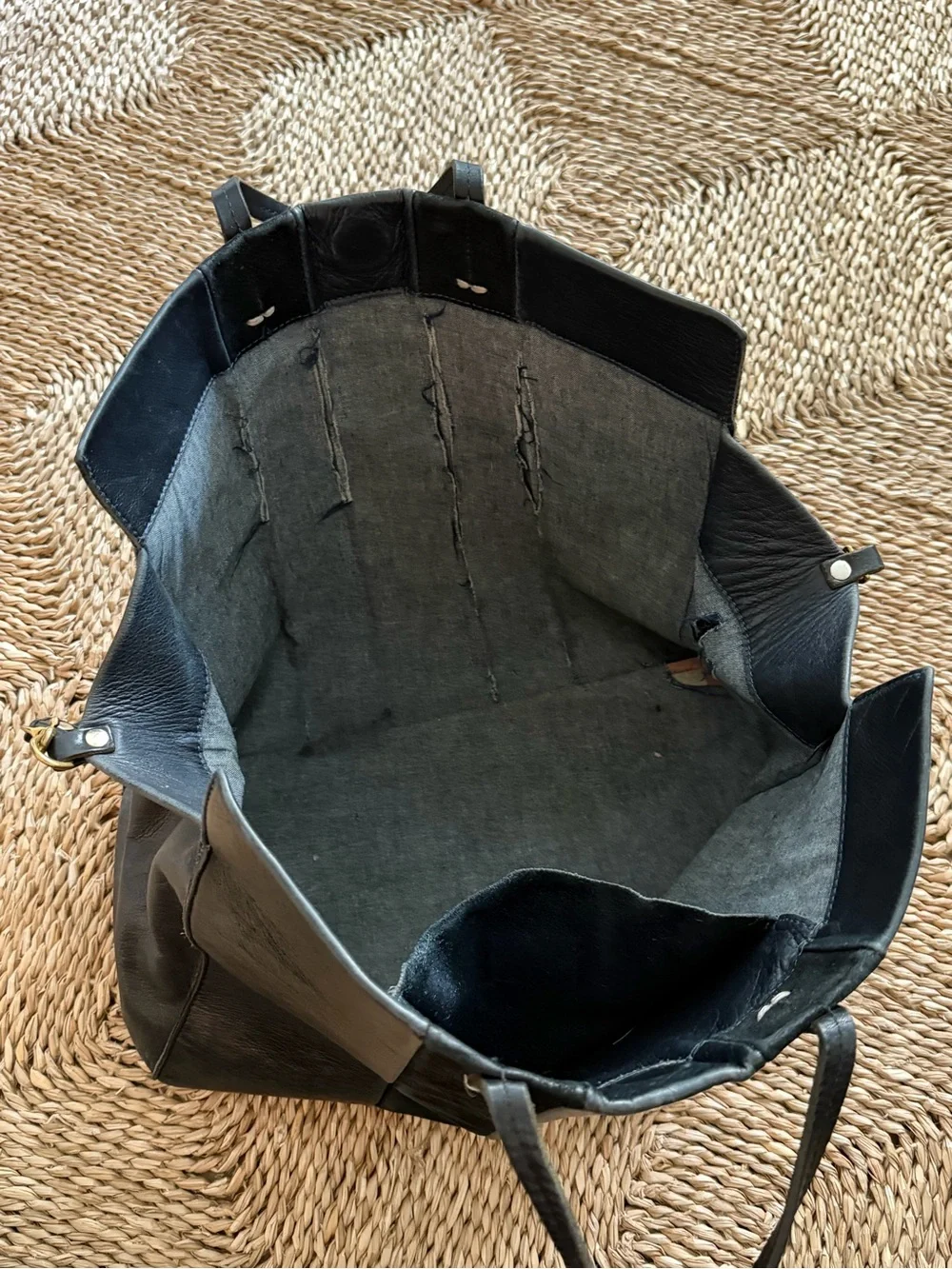 Clare V Leather Weekender Bag